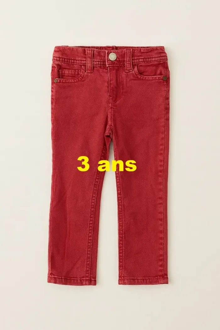 Pantalon bordeaux Orchestra Taille 3 ans