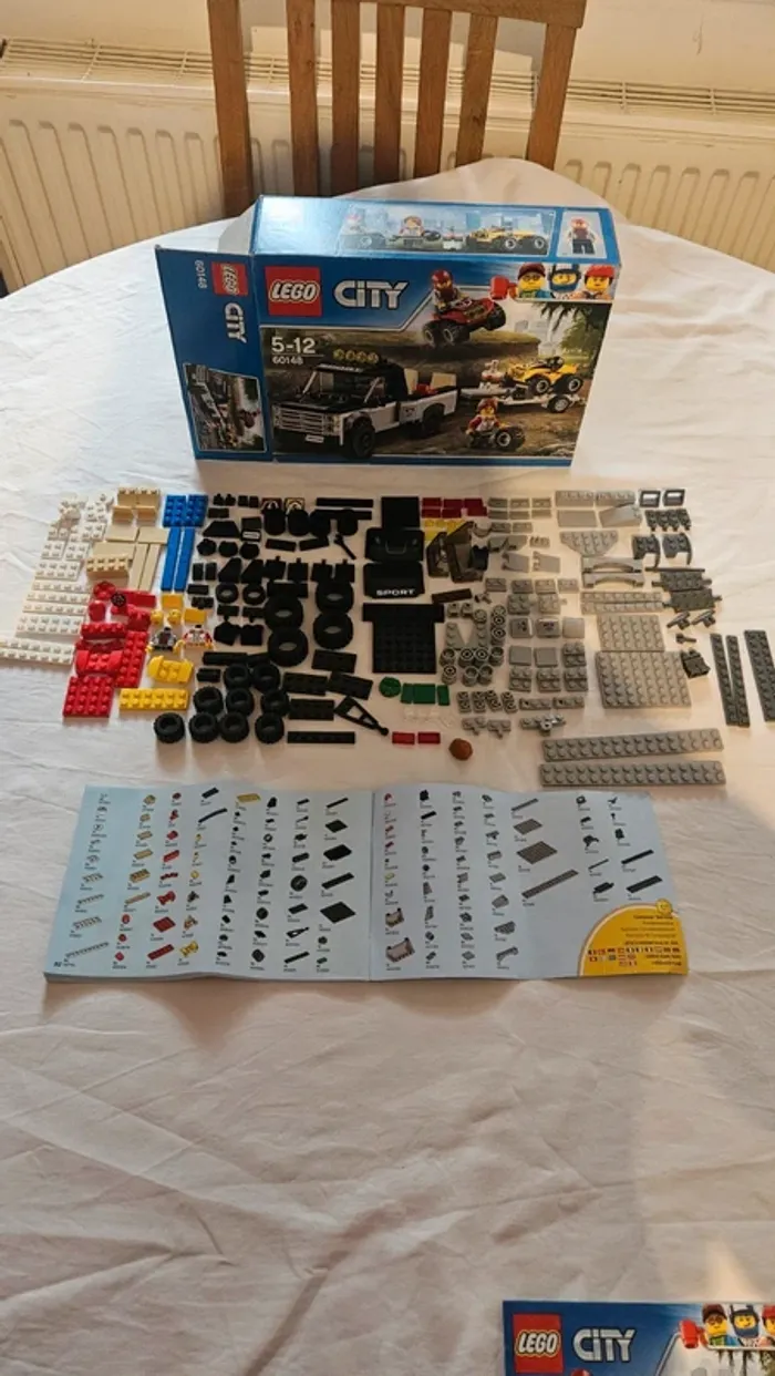 LEGO City 60148- 4×4 avec 2 quads + remorque ( boite & notices) - photo numéro 8