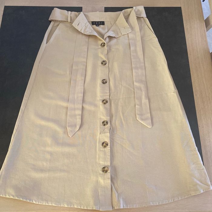 Jupe beige