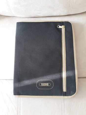 Faby27800 Porte-documents noir fermé par zip