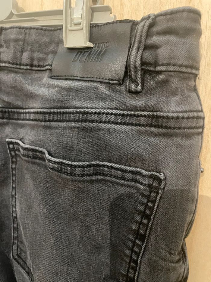 Pantalon jeans taille mi haute noir taille 36 - photo numéro 7