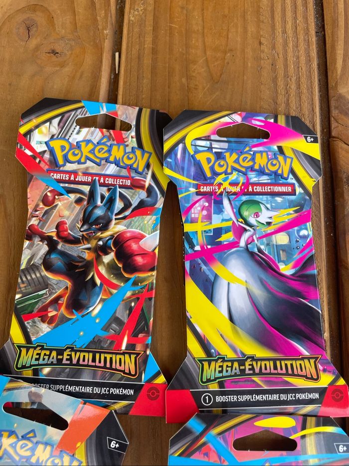 Lot 4 boosters Pokémon édition mega évolution - photo numéro 4