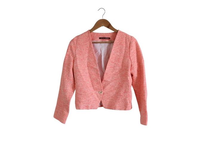 C62 blazer rose Comptoir des cotonniers 36