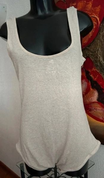 Body côtelé sans manches T46/48