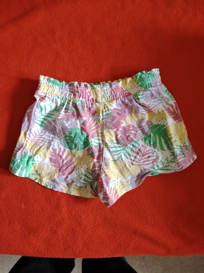 Short multi couleur motif feuille - photo numéro 2