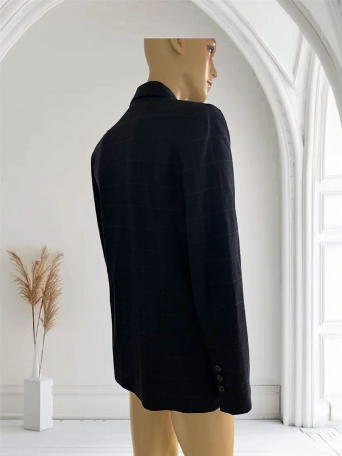 Blazer croisée Zara neuf taille s bleu marine - photo numéro 9