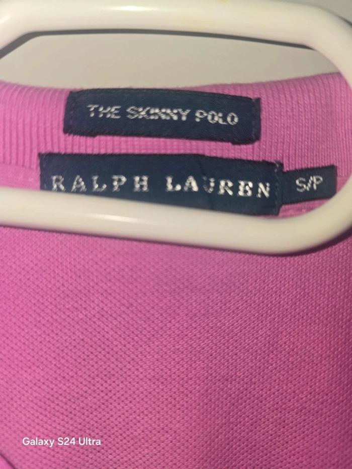 Polo Ralph Lauren rose - Taille S - photo numéro 4