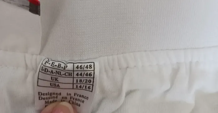 Pantacourt blanc AWS Taille 46 - photo numéro 4