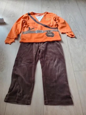 Pyjama velours DPAM 4 ans