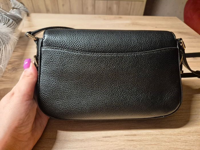 Sac bandoulière Michael Kors noir en cuir grainé - photo numéro 3