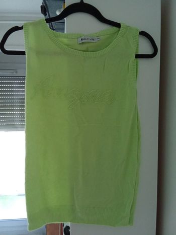 Débardeur femme vert
