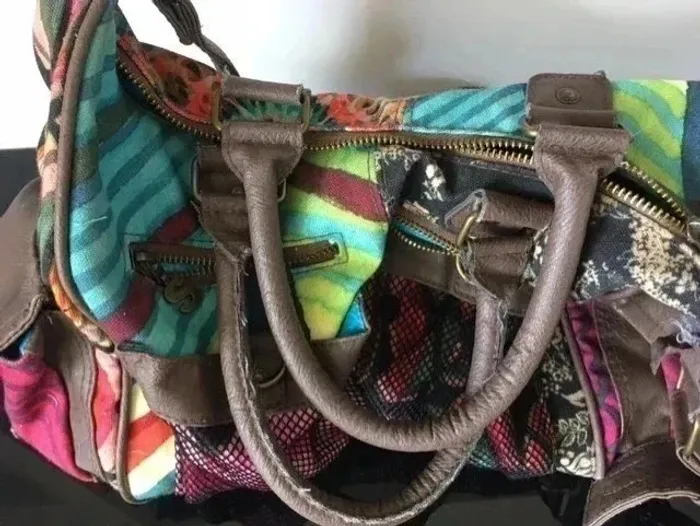 👜 Sac Desigual multicolore – Bandoulière – Bon état - photo numéro 3