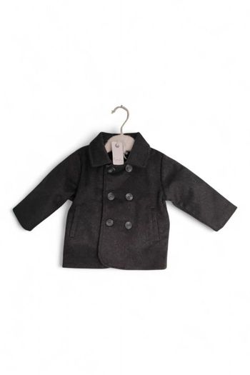 Manteau/veste gris anthracite Tocoto Vintage NEUF - 12/18 mois - Style Rétro Chic
