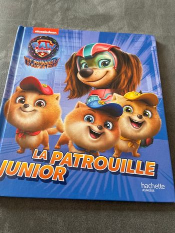 Livre paw patrol pat patrouille la patrouille junior