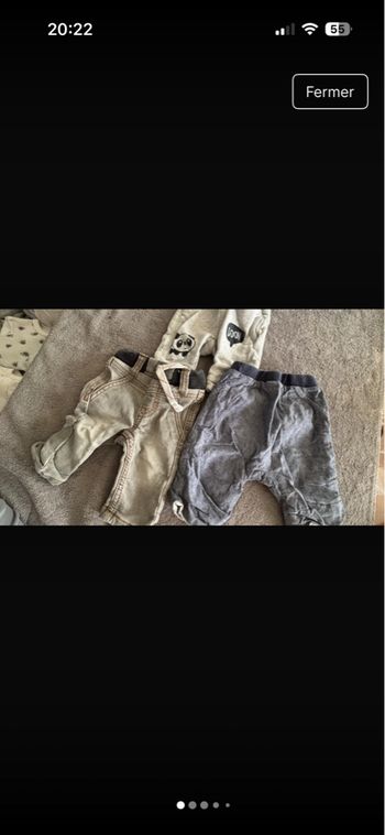 Lot de 3 pantalons 