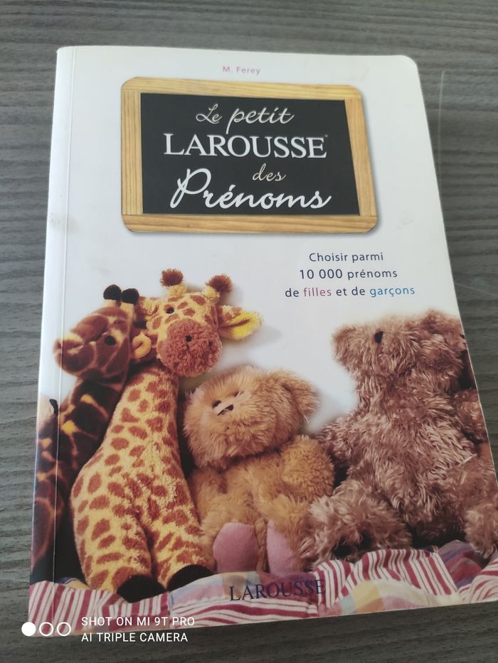 Livre prénoms