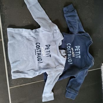 Ensemble bleu 3 mois