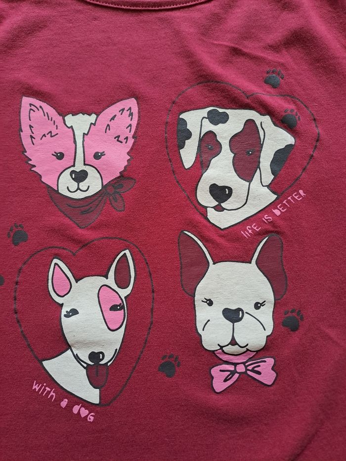 T-shirt fille / T. 10 ans / " In extenso " / Neuf - photo numéro 2