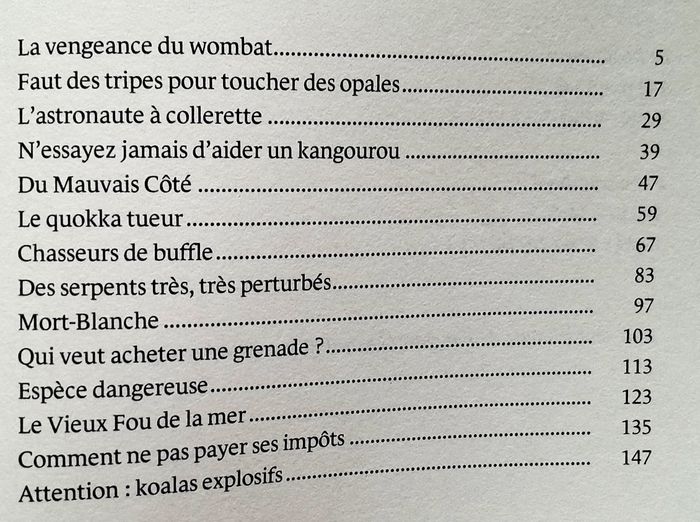 Kenneth Cook - La vengeance du wombat et autres histoires du blush Nouvelles - photo numéro 7