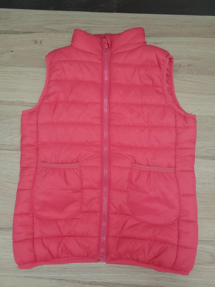 Veste sans manches rose