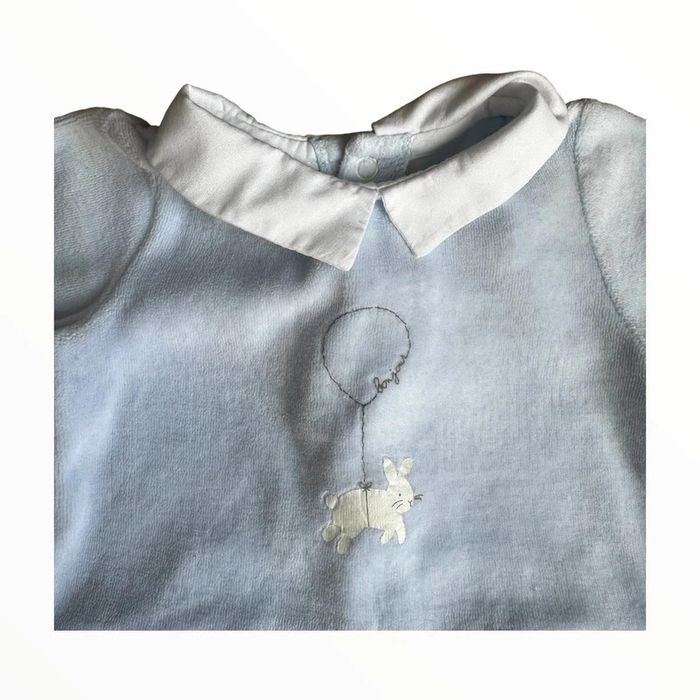 Lot 2 pyjamas velours Jacadi 6 mois TBE (20€) - photo numéro 4