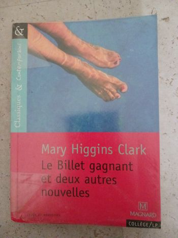 livre Le Billet gagnant et deux autres nouvelles Mary Higgins Clark
