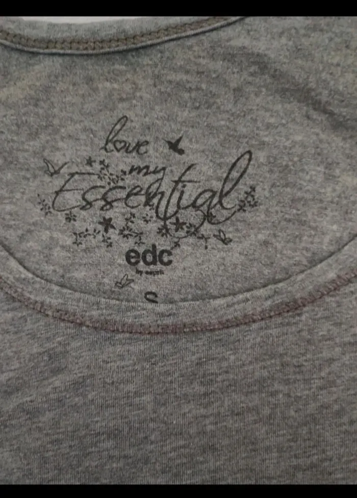 Débardeur long gris EDC - photo numéro 3