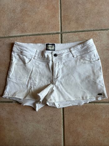 Short jean blanc Kaporal Taille M