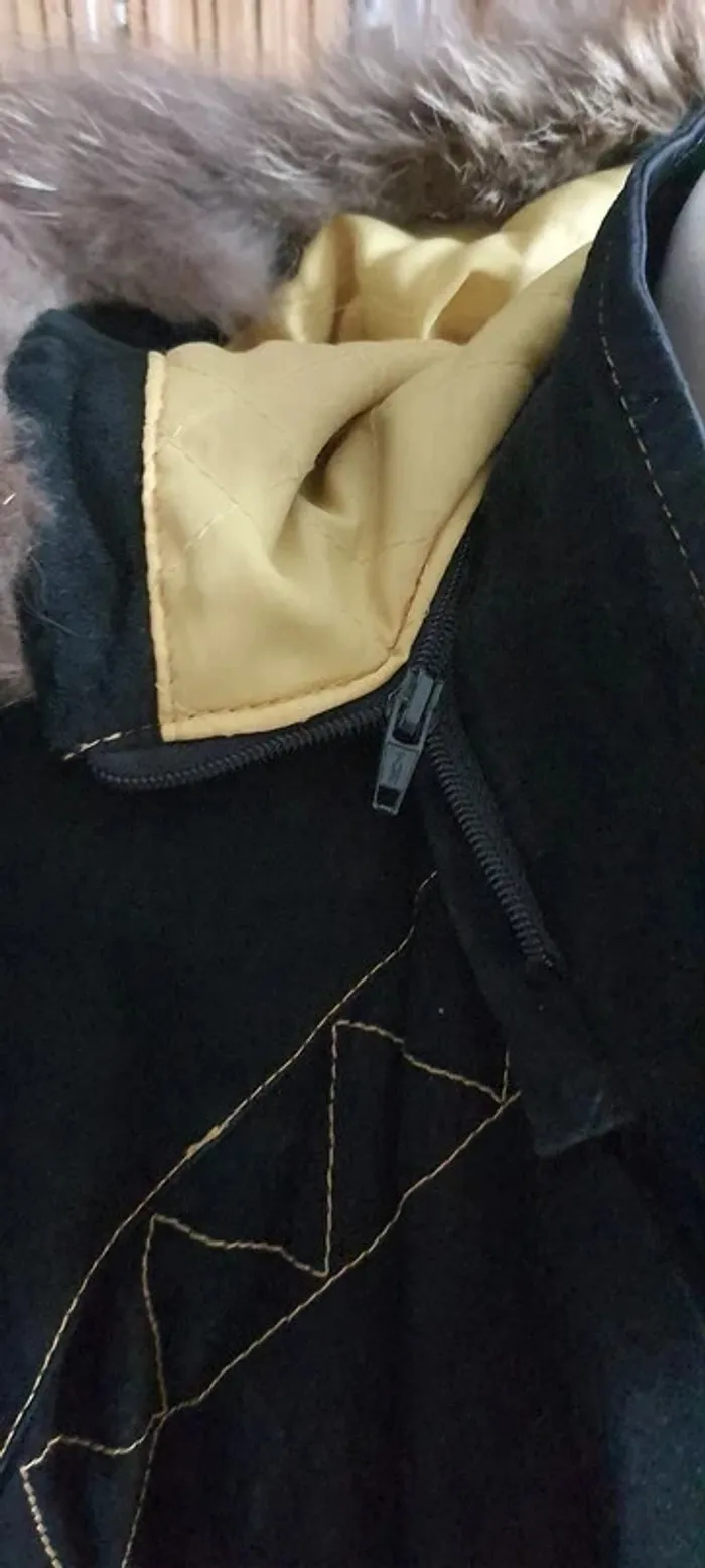 Blouson femme cuir noir "RT International" taille L - photo numéro 7