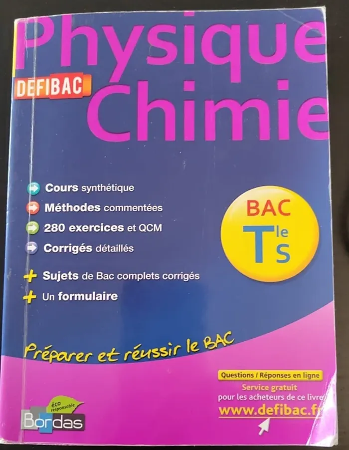 Physique-Chimie Bac TS