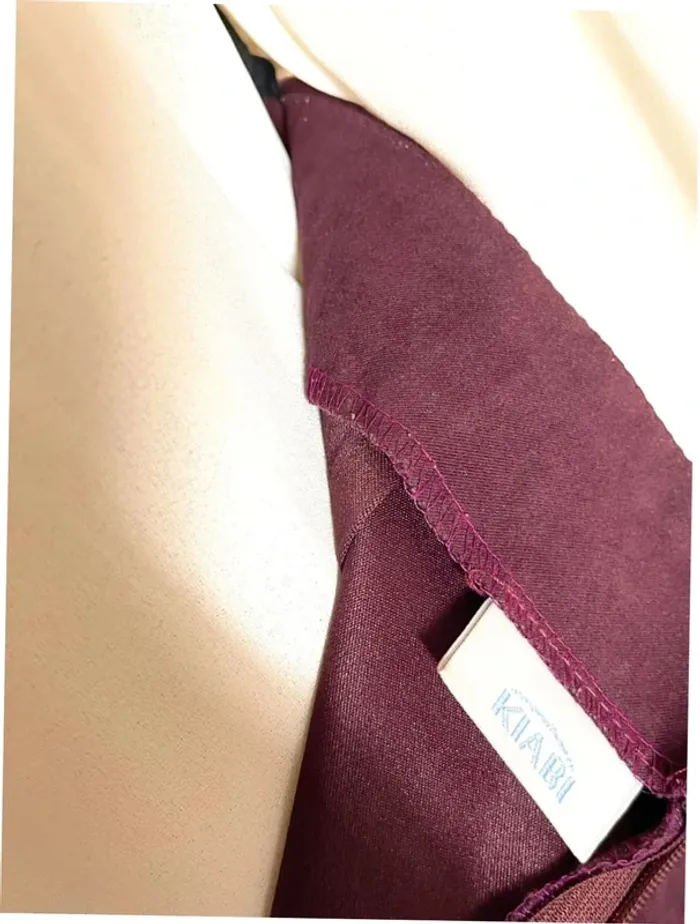 Sublime Jupe Vintage Kiabi - Bordeaux/Aubergine - Touché Pêche - photo numéro 9