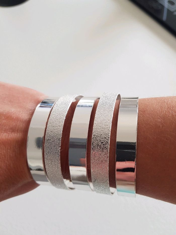 Bracelet manchette 6 cm - photo numéro 2
