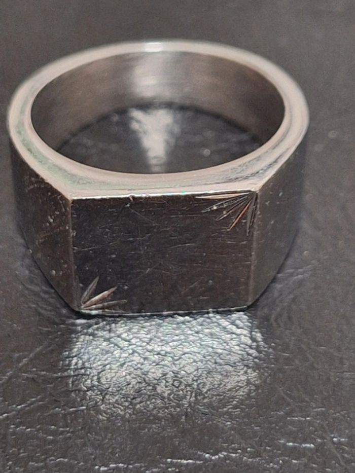 💍 Bague argentée géométrique 💍 - photo numéro 2
