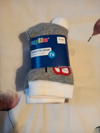 7 paires de chaussettes