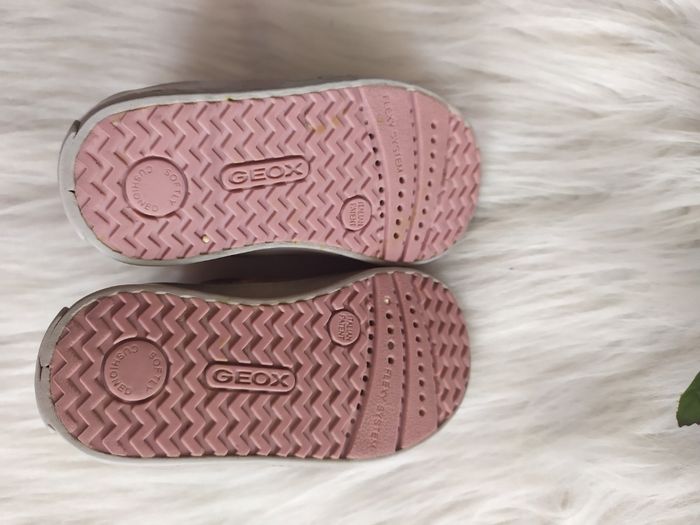 Baskets tennis montantes Geox tout cuir bébé fille pointure 21 - photo numéro 7