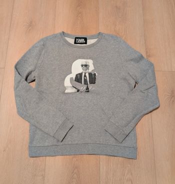 Pull Karl Lagerfeld gris pour femmes - Taille S