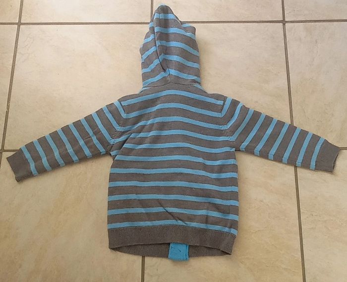 Gilet à capuche intérieur polaire 2 ans - photo numéro 4