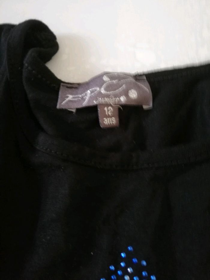 Tee shirt léger strass 12 ans - photo numéro 2