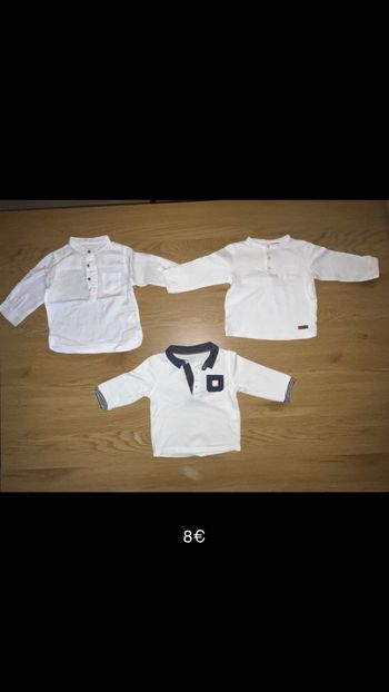 Chemisier polo bébé 12mois