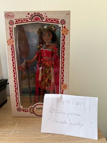 Poupée vaiana chef édition limitée Disney