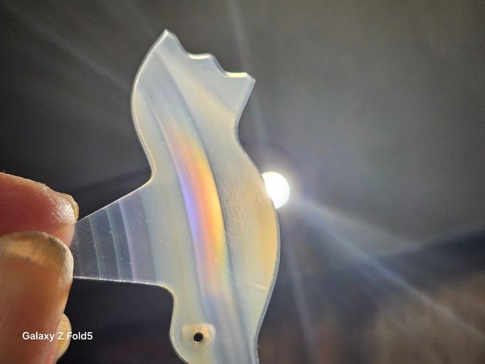 Pendentif en agate iris (rainbow) 🤩 - photo numéro 3