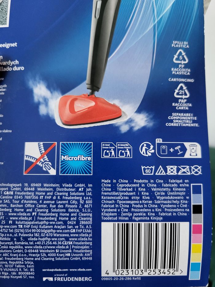 Lot de 2 microfibres pour balai vapeur Vielda Steam One neuve forme de triangles Neuf - photo numéro 5