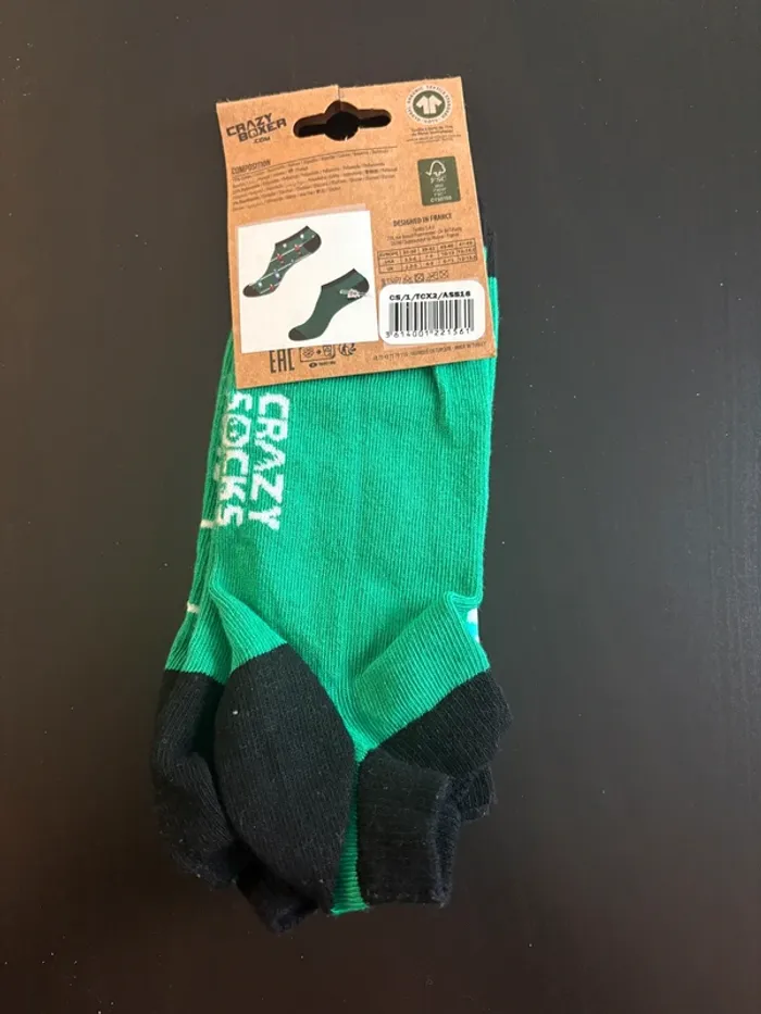 Paires de chaussettes thème foot Pointure 39-42 - photo numéro 2