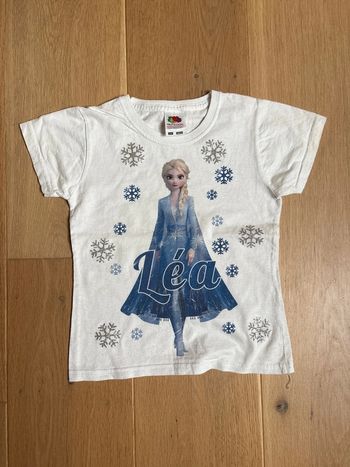 T shirt reine des neiges 3/4 ans