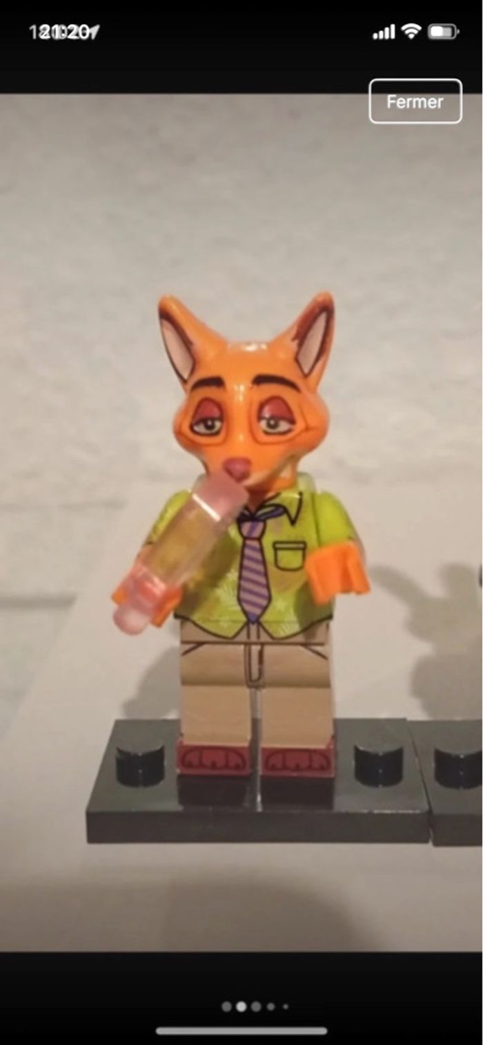 Figurine type lego Zootopia