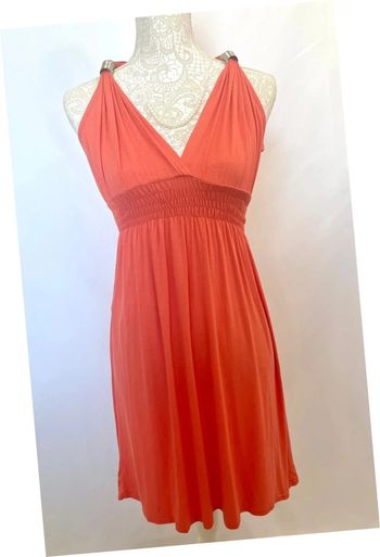 Robe fluide corail
