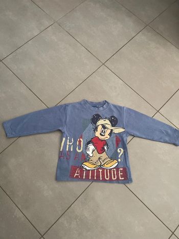 Disney pull sweat Mickey garçon vêtements 6 ans