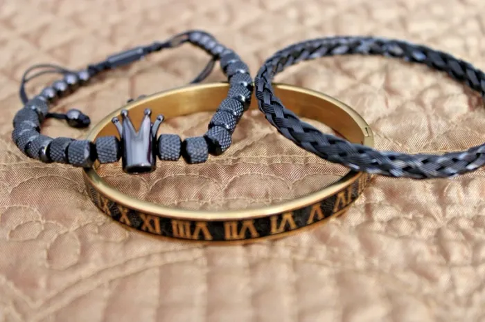 lot de 3 Bracelets homme a porter ensemble a a dissocier marque hippie & bohème - photo numéro 6