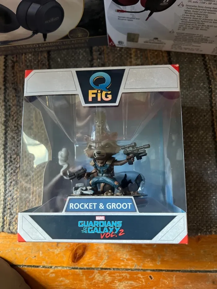 Figurine officiel rocket&Groot Marvel Guardians of the Galaxy vol 2 édition limitée rare collector