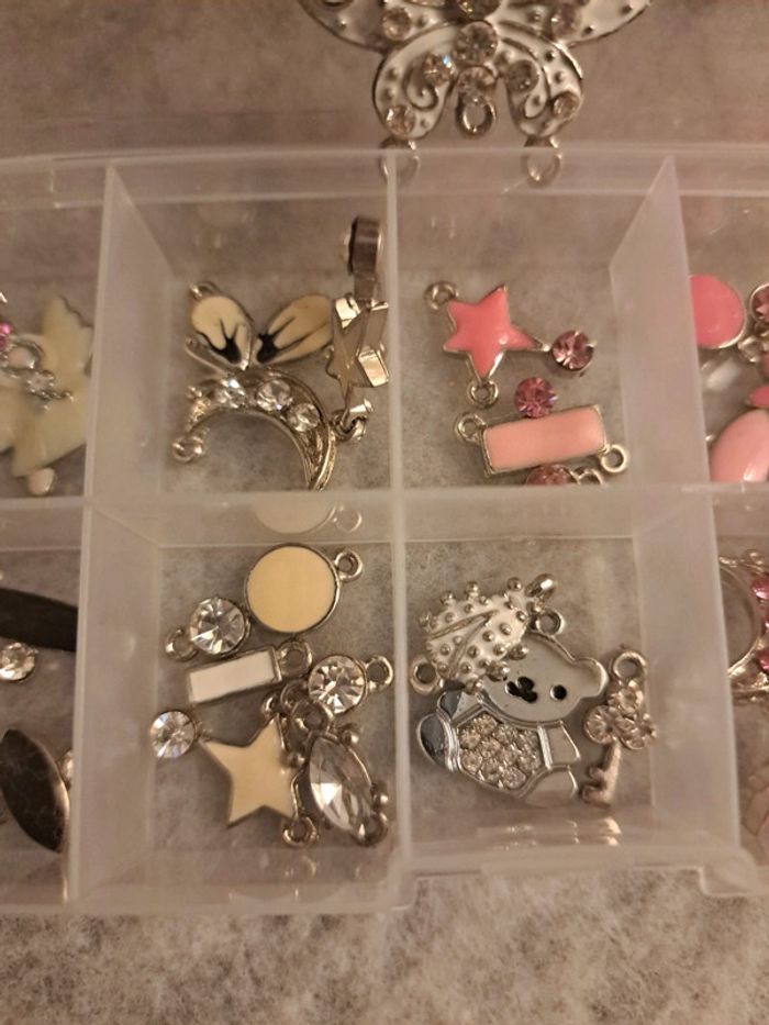 Lot de petites breloques acier inoxydable - photo numéro 10